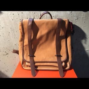 Woman’s Bookbag pouch- Brown- preowned